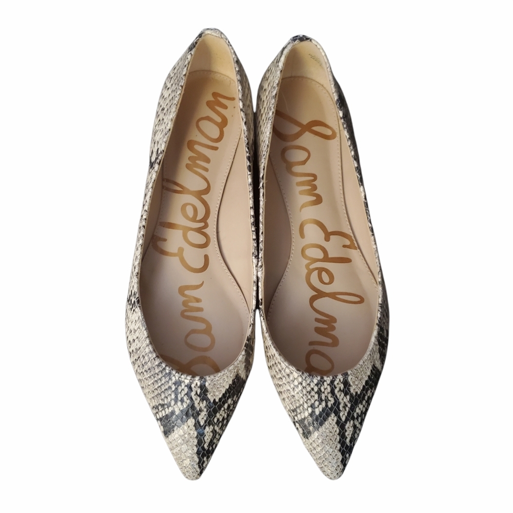 Sam Edelman Snake Print Flats